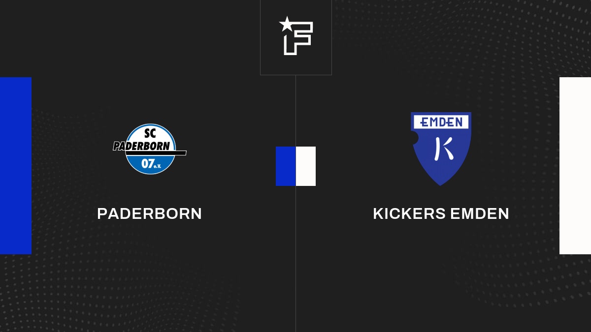 Ergebnis Paderborn - Kickers Emden (6-2) Club Friendlies 3 Vereins ...