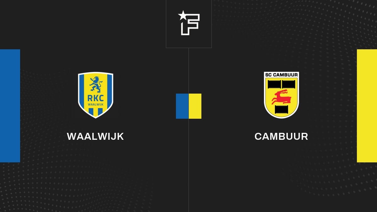 Video, alle Tore der Begegnung zwischen Waalwijk und Cambuur