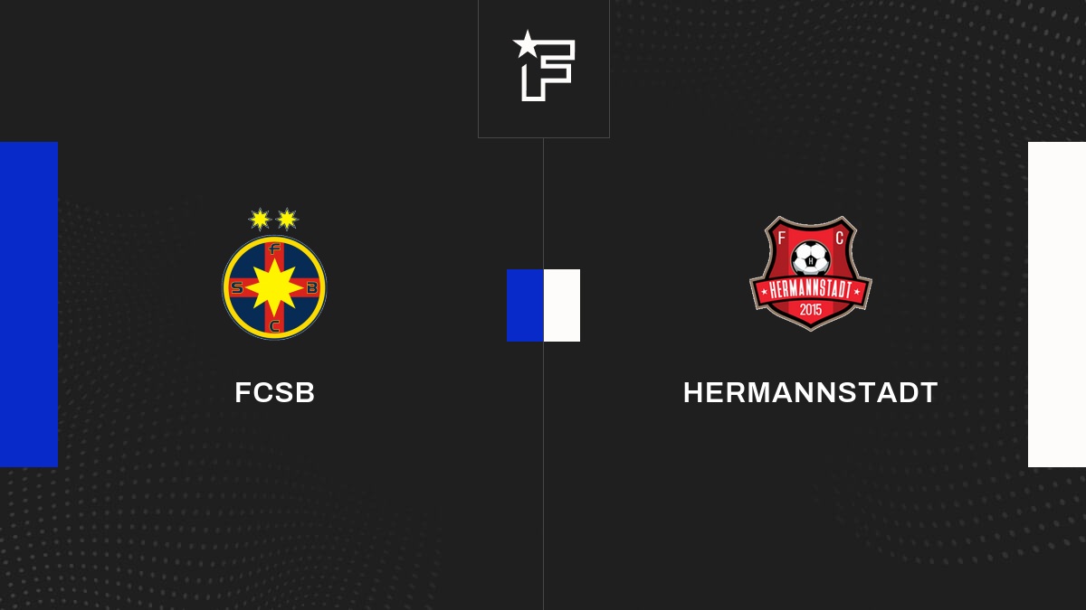 Spielschema, FCSB Bukarest - FC Hermannstadt 3:0, 20. Spieltag