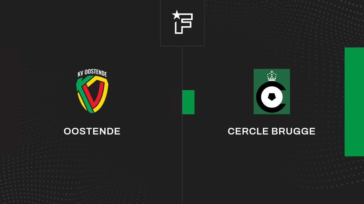 Ergebnis Oostende - Cercle Brugge (1-2) 22. Spieltag Jupiler Pro League  2022/2023 21/01