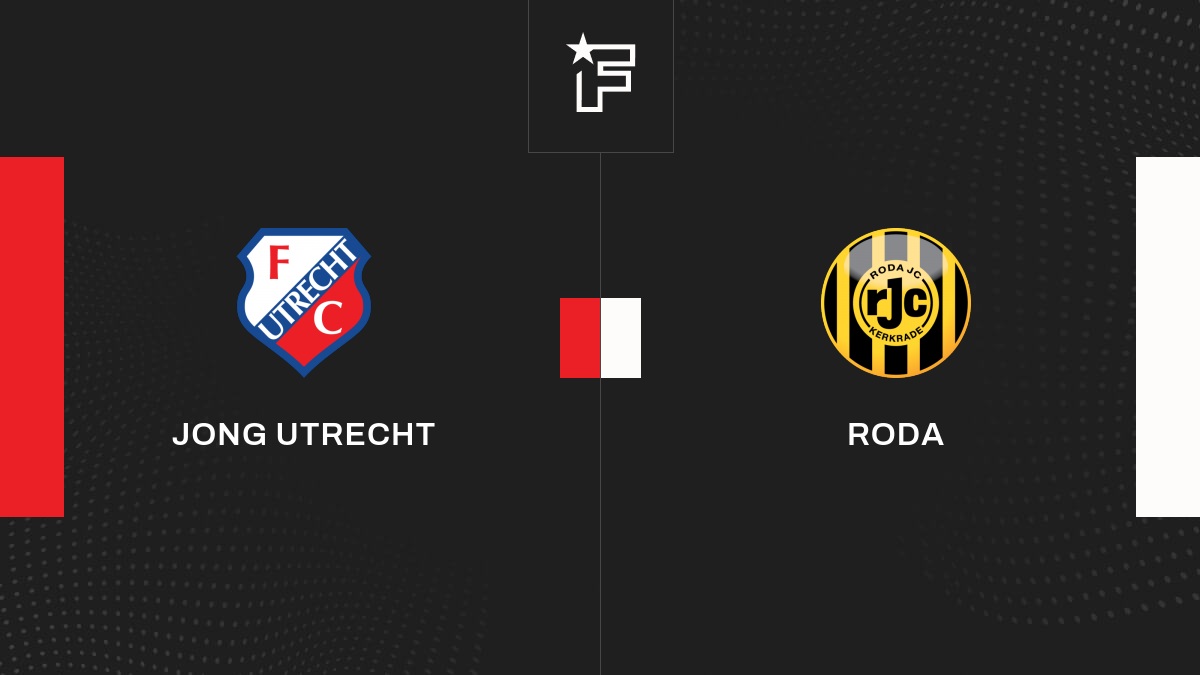 Ergebnis Jong Utrecht - Roda (1-0) 4. Spieltag Erste Division 20232024  0109