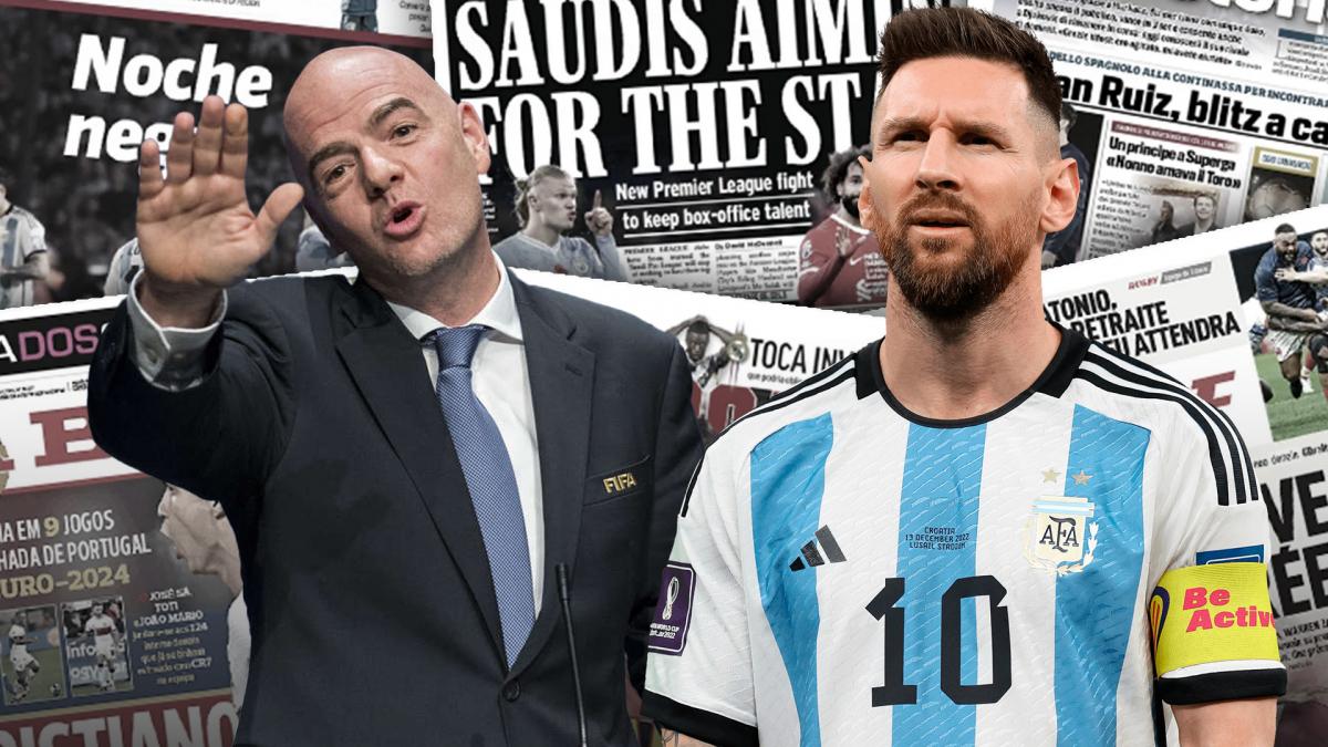 La FIFA se apodera de los mil millones de Arabia Saudita |  La racha de Argentina se rompe
