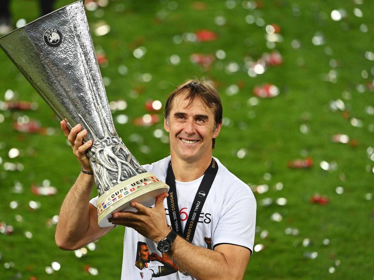 photo Julen Lopetegui sevilla verlangert mit trainer lopetegui