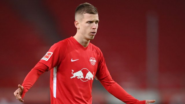 Dani Olmo im Trikot von RB Leipzig