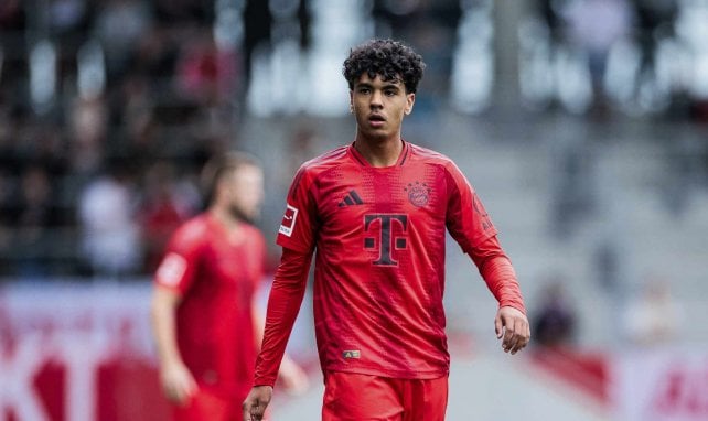 Adam Aznou in der zweiten Mannschaft des FC Bayern München