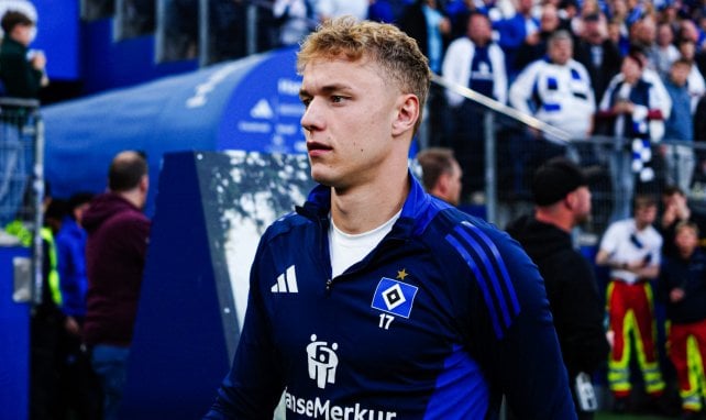Adam Karabec bei seiner Leihe beim Hamburger SV