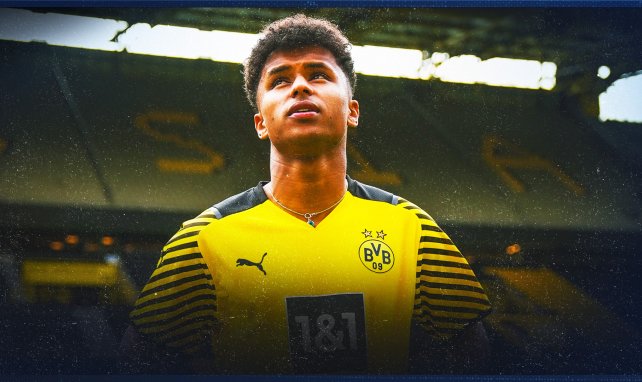 Karim Adeyemi im Trikot von Borussia Dortmund