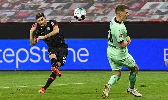 Lucas Alario im Einsatz für Bayer Leverkusen
