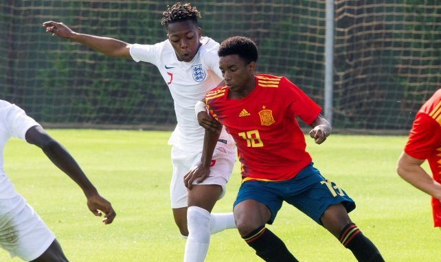 Alejandro Balde bei der U17-Nationalmannschaft
