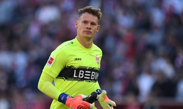 Alex Nübel im VfB-Dress