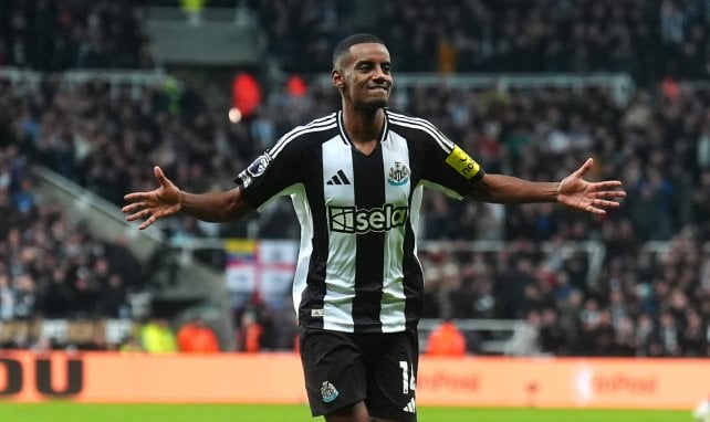 Alexander Isak trifft für Newcastle United wie er will.