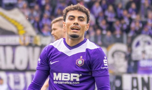Ali Loune im Trikot von Erzgebirge Aue