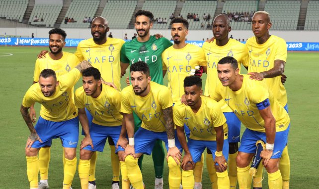 Ein Mannschaftsfoto von Al Nassr während der Saison 2023/24
