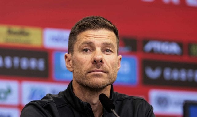 Xabi Alonso auf der Pressekonferenz vor dem Duell mit dem FC Bayern München