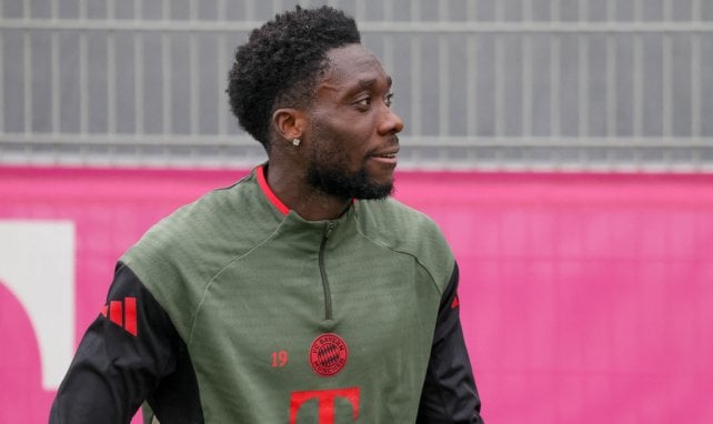 Alphonso Davies im Training