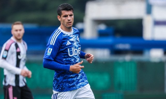 Álvaro Morata im Trikot von Como 1907