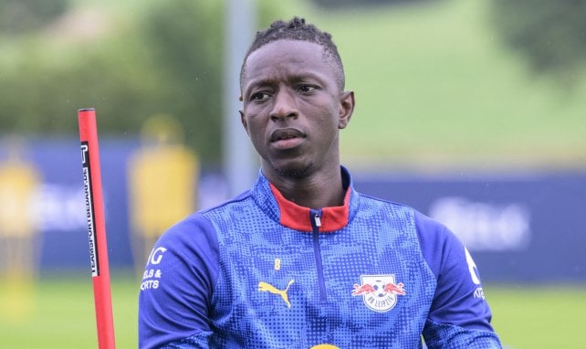 Amadou Haidara im Training von RB Leipzig