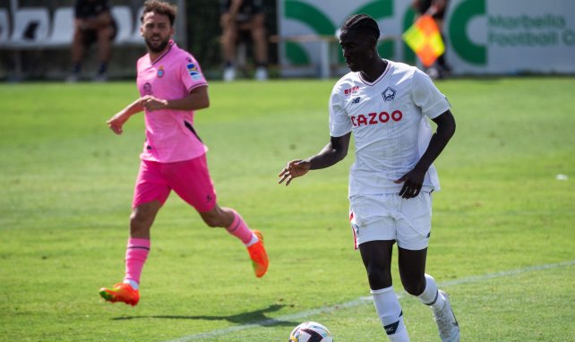 Amadou Onana bei der Saisonvorbereitung mit Lille
