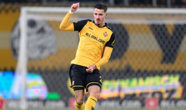 Andi Hoti im Dynamo-Trikot