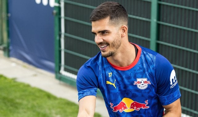 André Silva beim RB-Training