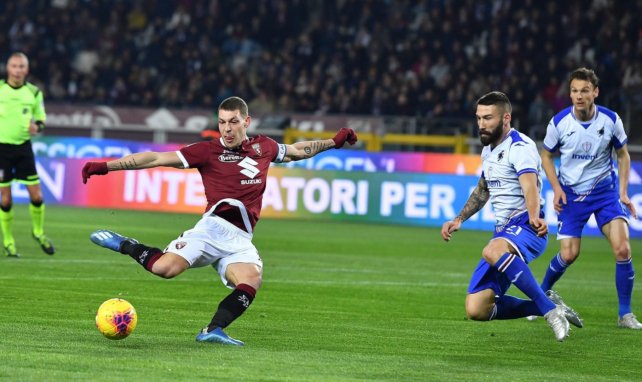 Andrea Belotti im Spiel gegen Sampdoria Genua