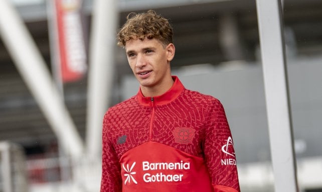 Andrea Natali im Bayer-Training