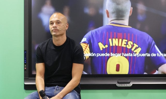 Andrés Iniesta bei einer öffentlichen Veranstaltung