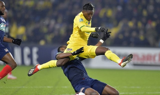 Anthony Limbombe im Einsatz für den FC Nantes