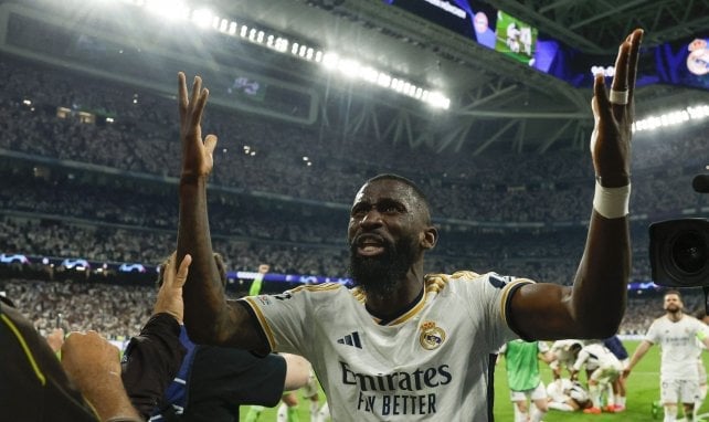 Antonio Rüdiger feiert den CL-Final-Einzug