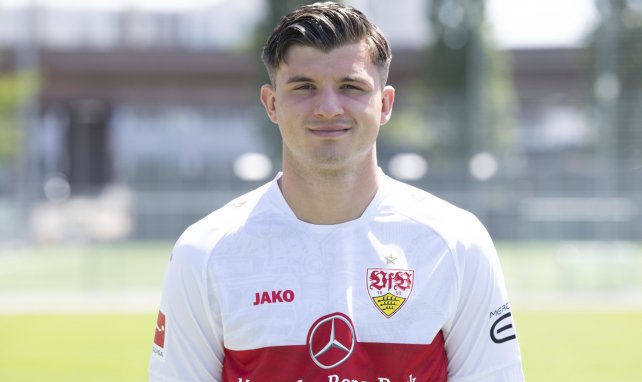 Antonis Aidonis im VfB-Trikot