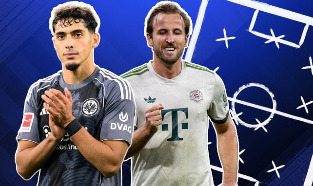 Farès Chaibi und Harry Kane in der FT-Topelf