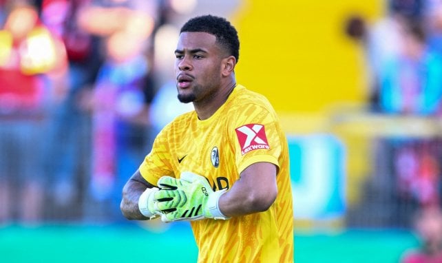 Noah Atubolu im Freiburger Tor