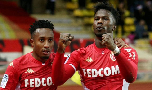 Keita Baldé bejubelt ein Tor für die AS Monaco