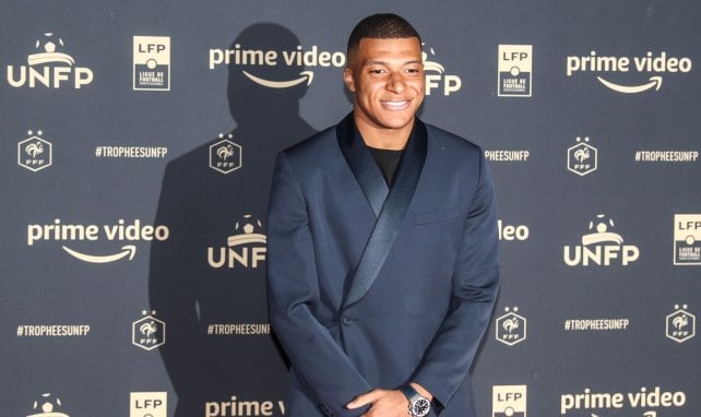 Kylian Mbappé auf einer Gala