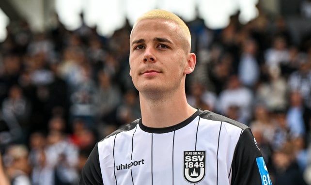 Bastian Allgeier im Trikot des SSV Ulm