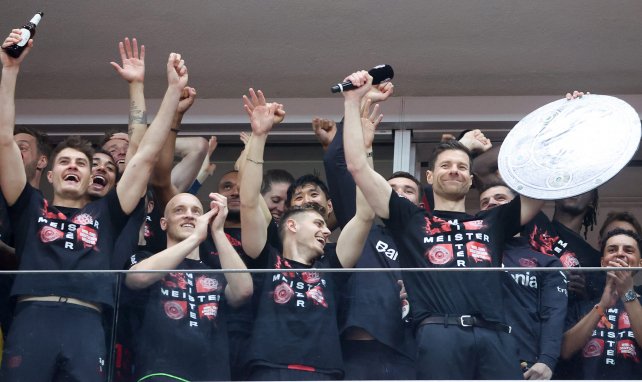 Bayer Leverkusen feiert die Meisterschaft