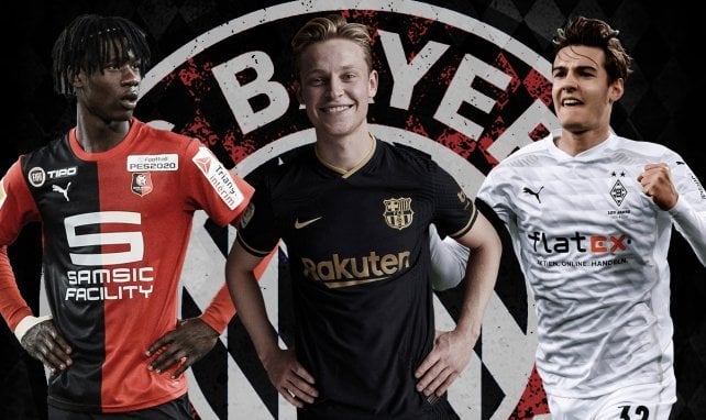 Eduardo Camavinga, Frenkie de Jong und Florian Neuhaus sollen auf dem Zettel des FC Bayern stehen