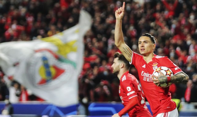 Darwin Núñez feiert sein Tor gegen den FC Liverpool