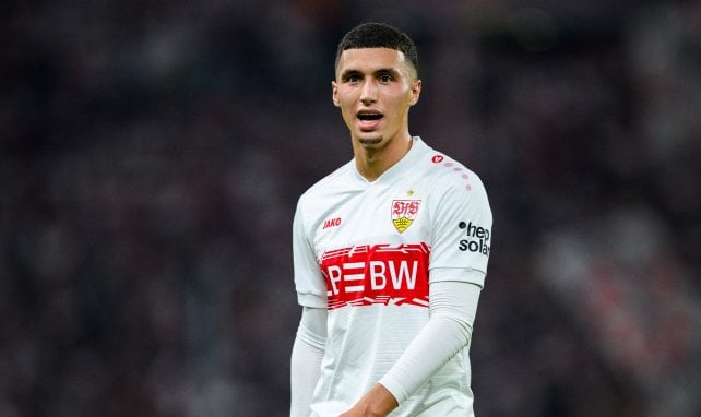 Bilal El Khannouss im VfB-Einsatz