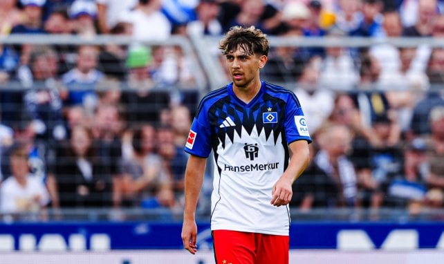 Bilal Yalcinkaya für den HSV aufm Feld