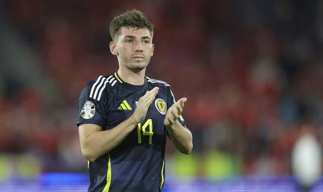 Billy Gilmour für Schottland im Einsatz