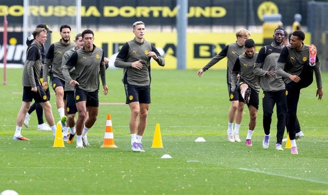 Borussia Dortmund beim Abschlusstraining