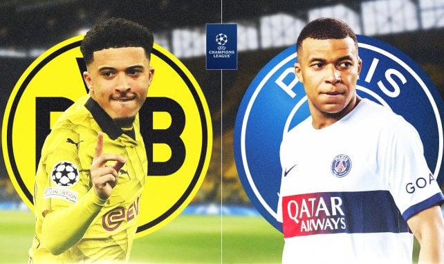 Jadon Sancho und Kylian Mbappé