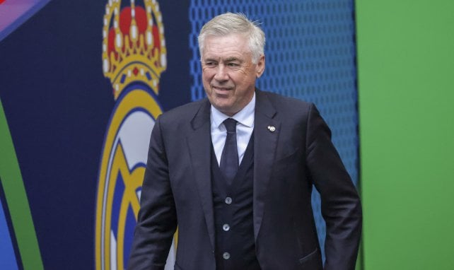 Carlo Ancelotti im feinen Zwirn