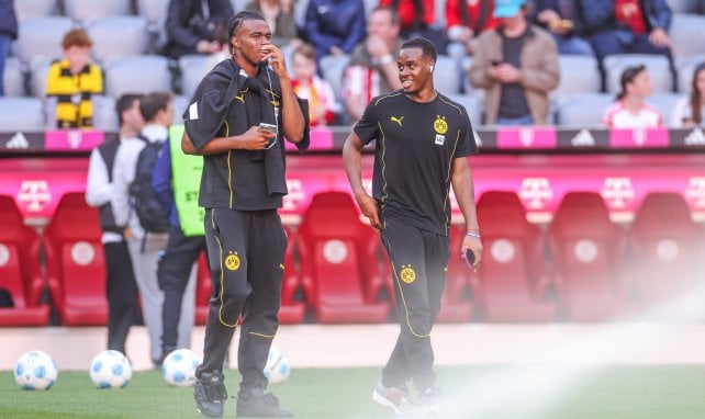 Carney Chukwuemeka (l.) und Jamie Gittens