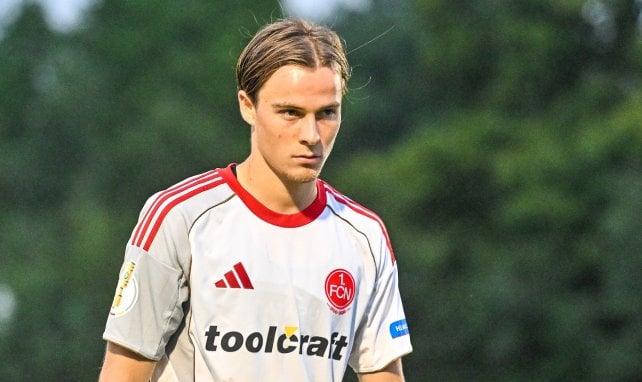 Caspar Jander im Trikot des 1. FC Nürnberg