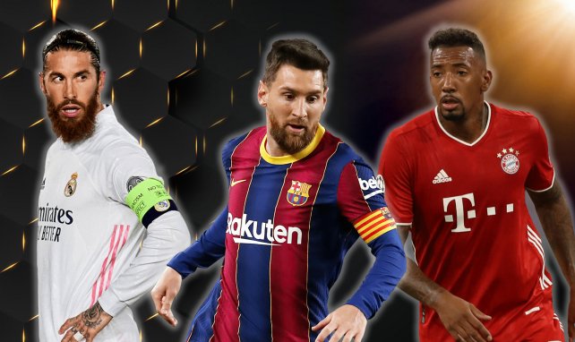 Die Verträge von Sergio Ramos, Lionel Messi und Jérôme Boateng laufen aus
