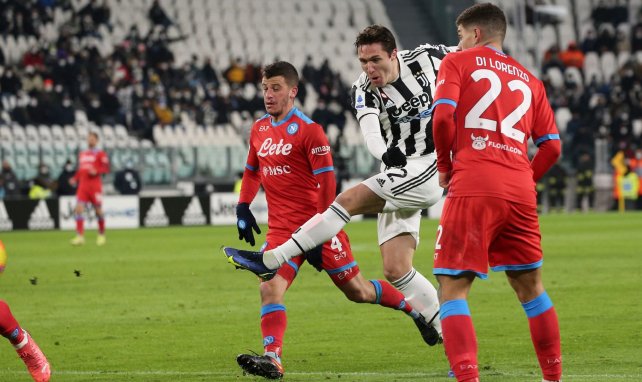 Federico Chiesa beim Torabschluss