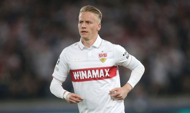 Chris Führich im Einsatz für den VfB Stuttgart