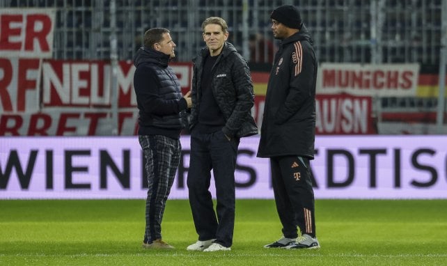 Christoph Freund, Max Eberl und Vincent Kompany